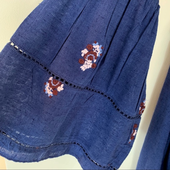 Free People Counting Daisies Embroid. Dress S NWT - Picture 6 of 8